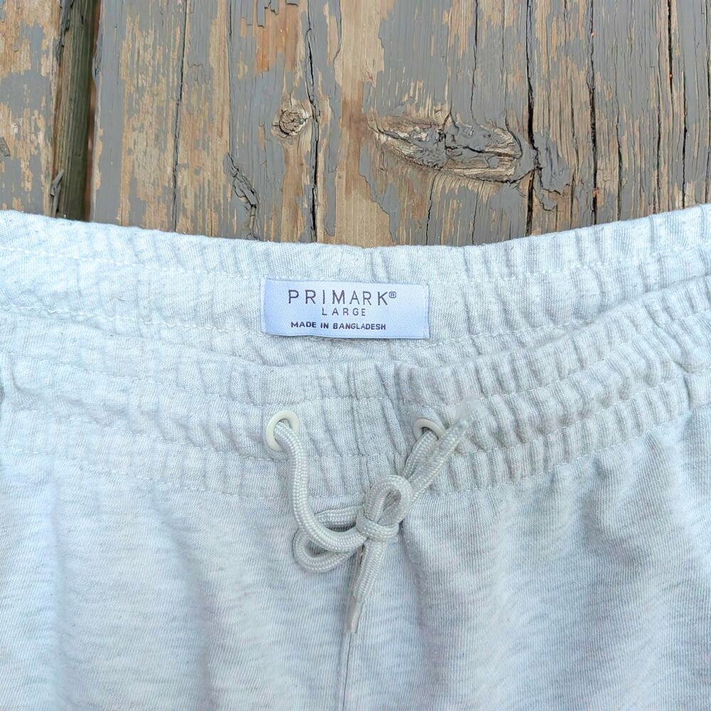 Primark Mens L Heather Grey Sweatshorts Lounge Athletic Gym Casual Shorts - Picture 2 of 5